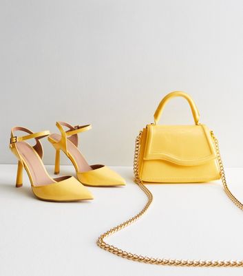 Yellow bag and shoes new arrivals