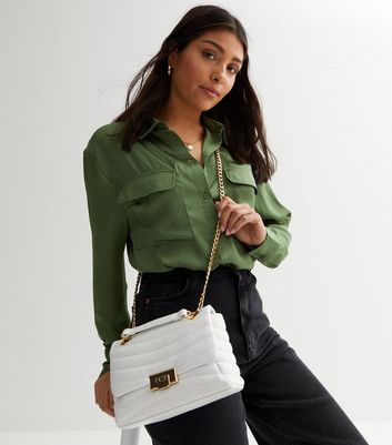 White handbag new online look