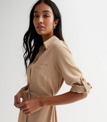 New look midi outlet shirt dress