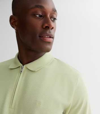 Jack & Jones Light Green Short Sleeve Polo Shirt