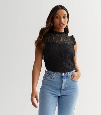 petite black top