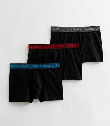 Jack & Jones 3 Pack Dark Grey Logo Boxers