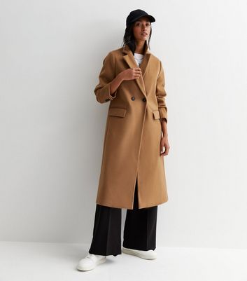 Tan maxi hot sale coat