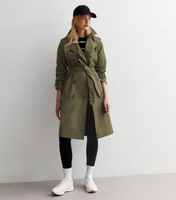 Ladies 2025 khaki raincoat