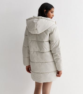 Ladies cream clearance padded coat