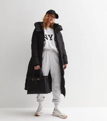 New look long puffer coat online