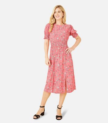 Short sleeve 2024 midi dress uk