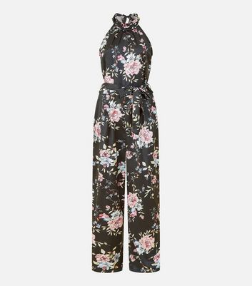 Floral jumpsuit hot sale new look