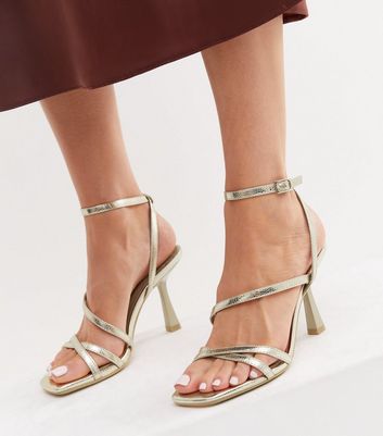 Gold strappy clearance heels australia