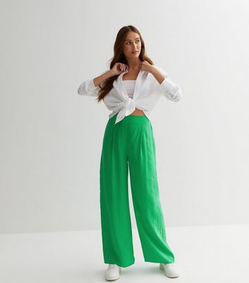 Women's Pull-on Ribbed Lounge Palazzo Pants High Waisted Casual Fashion Wide  Leg Stretch Cozy Workout Trousers - Walmart.com