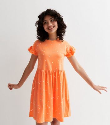 Little 2024 orange dress