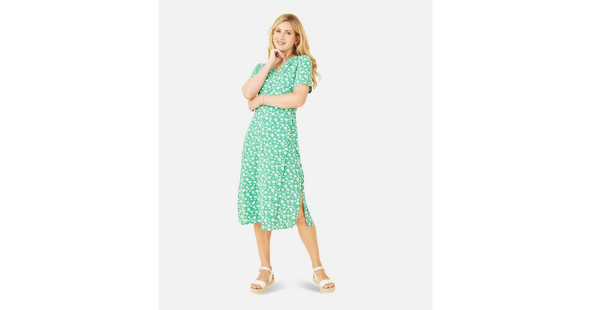 Mella Midi Dress - Green