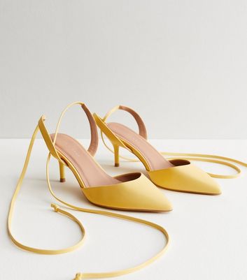 Zara yellow hot sale heels