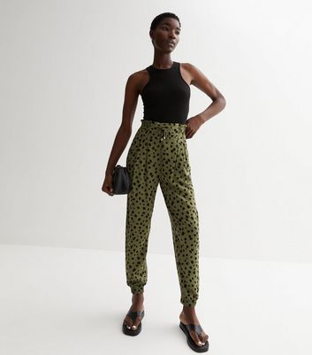 Zara leopard sale joggers