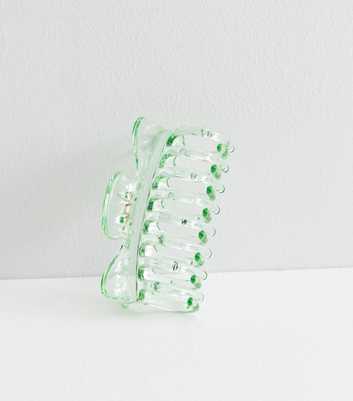 Light Green Transparent Claw Clip