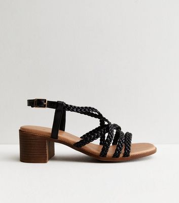 Wide fit black hot sale sandals new look