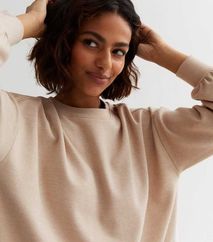 Petite Stone Crew Neck 2 in 1 Sweatshirt | New Look