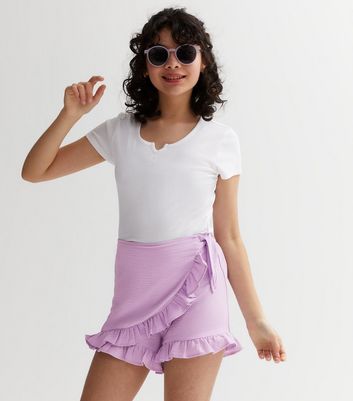 Frill hotsell wrap skirt