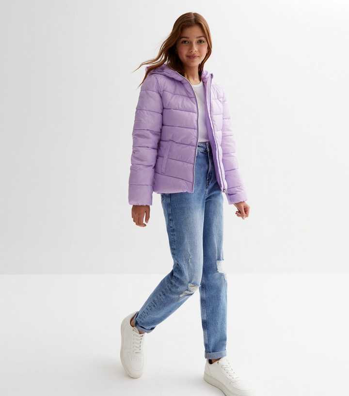 Denim jacket - Light purple - Kids