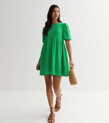 Green on sale smock dress