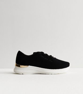 Black mesh trainers on sale