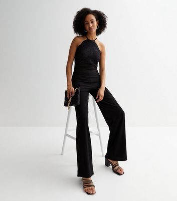 New look halter store neck jumpsuit