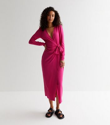 Bright store wrap dress