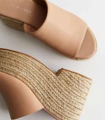 Nude 2025 wedge mules