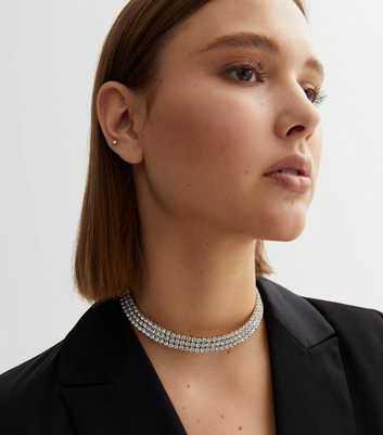 Crystal Diamanté Choker Necklace