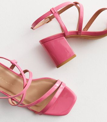 Hot pink wide deals fit sandals