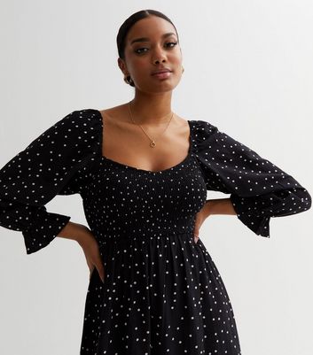 Black shop spotty dress