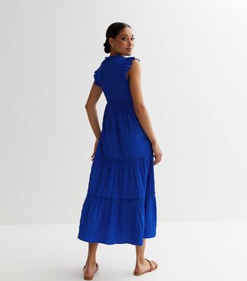 Royal blue 2025 tiered dress