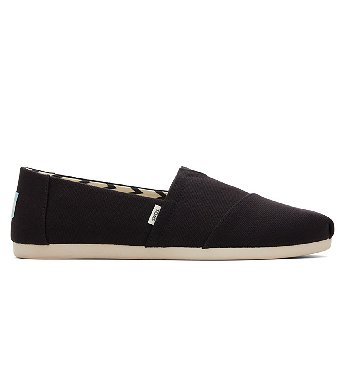 Women's Black Canvas Slip On Espadrilles Toms New Look