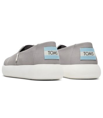 Toms drizzle grey on sale canvas