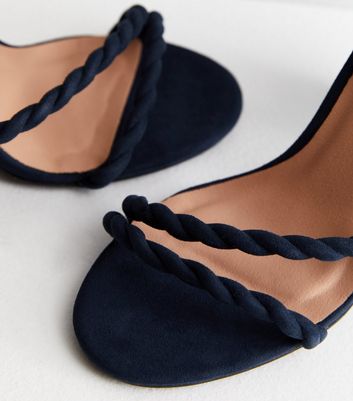 Navy suede hot sale sandals