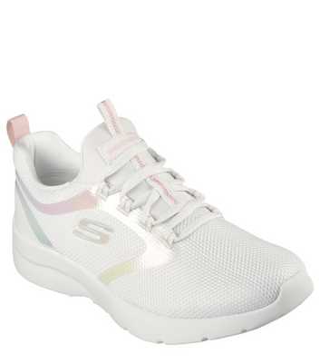 Skechers White Dynamight Keep Shining Trainers