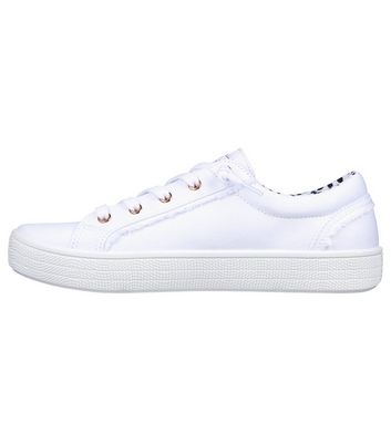 Skechers white canvas shoes sale