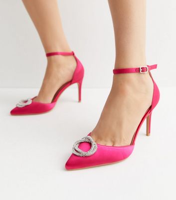 New look hot sale hot pink shoes