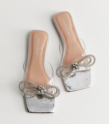 Womens on sale bow sliders