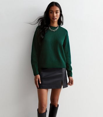 Ladies dark clearance green jumper