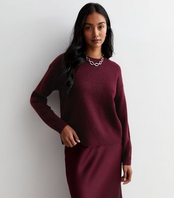 Maroon jumper sale womens