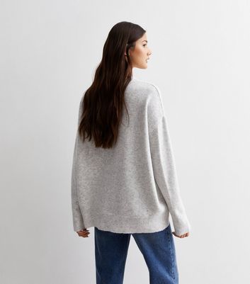 Grey baggy outlet jumper