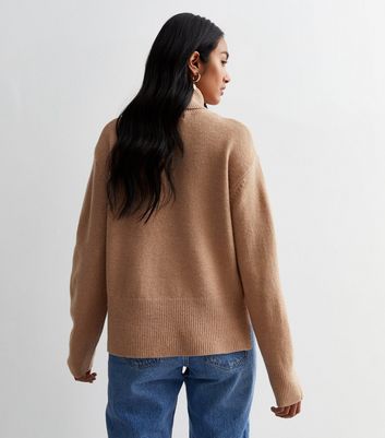 New look camel jumper best sale