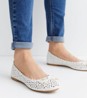 Laser cut deals ballet flats