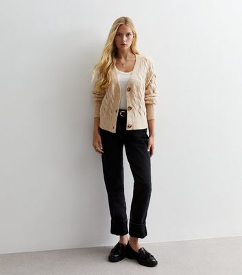 New look 2024 cable knit cardigan