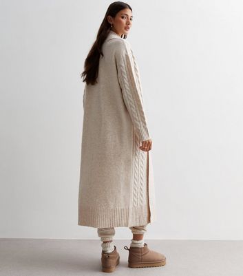 Maxi cable sale knit cardigan