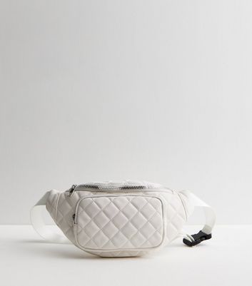 Ladies white bum outlet bag