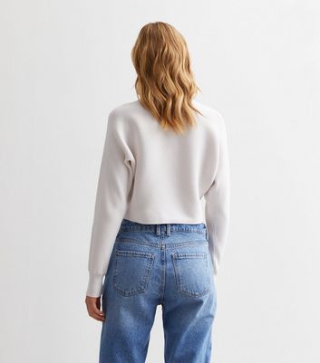 Chloe cropped luxe clearance pullover