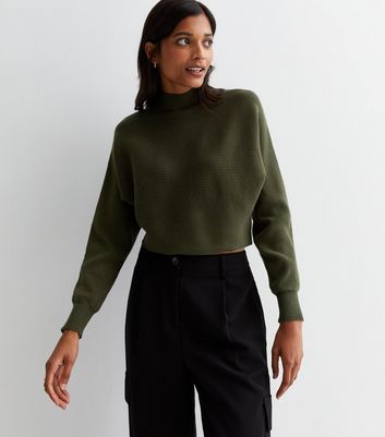 New look khaki jumper best sale