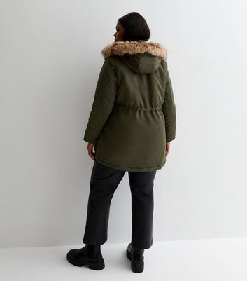 Ladies deals khaki parka